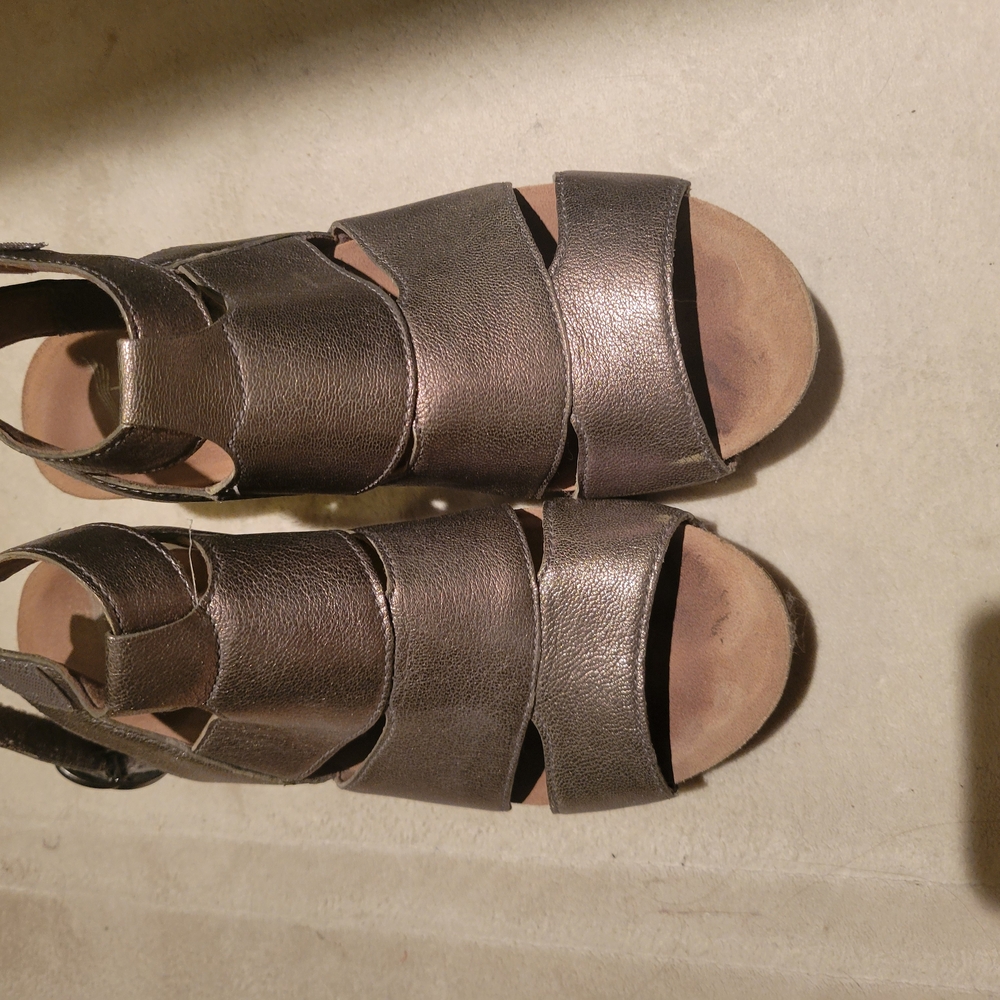 Dansko Sera Pewter Sandals